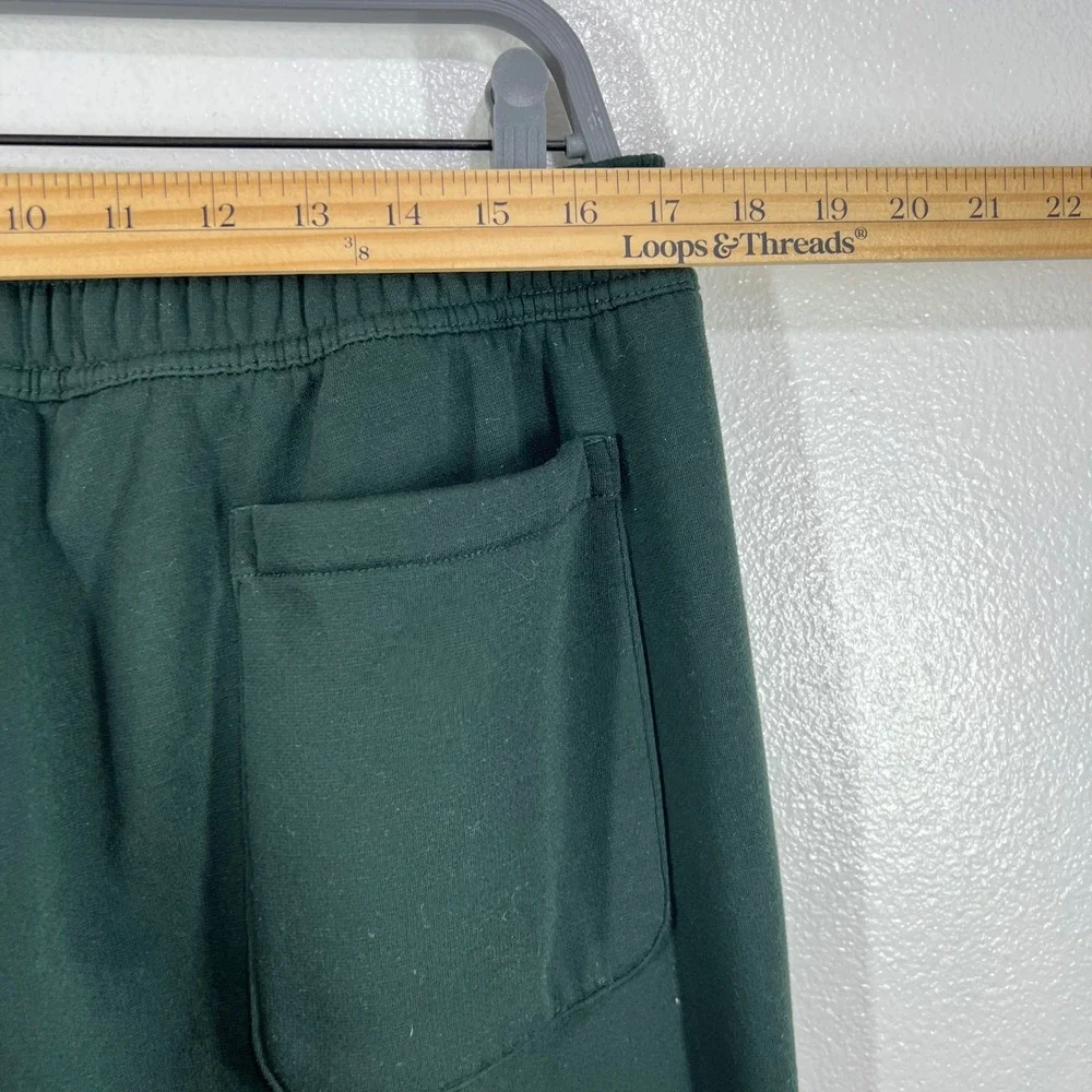 Adidas Fleece Tapered Pants Recycled Polyester‎ Joggers Sweatpants Green Large